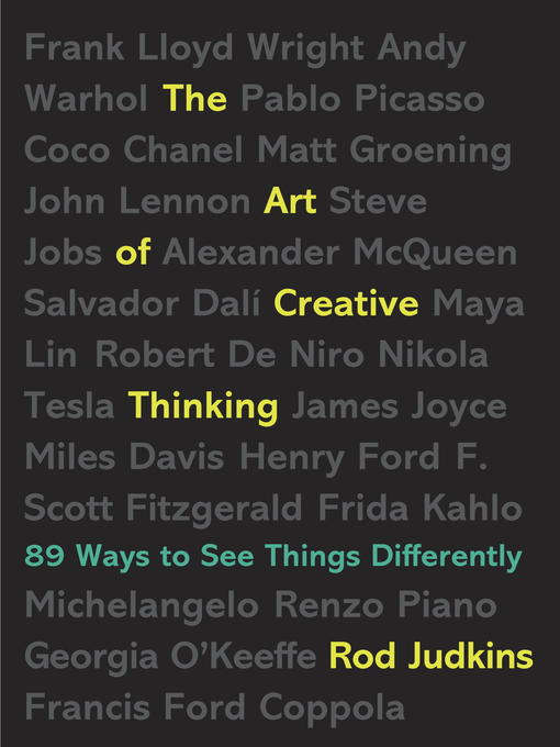 Title details for The Art of Creative Thinking by Rod Judkins - Available